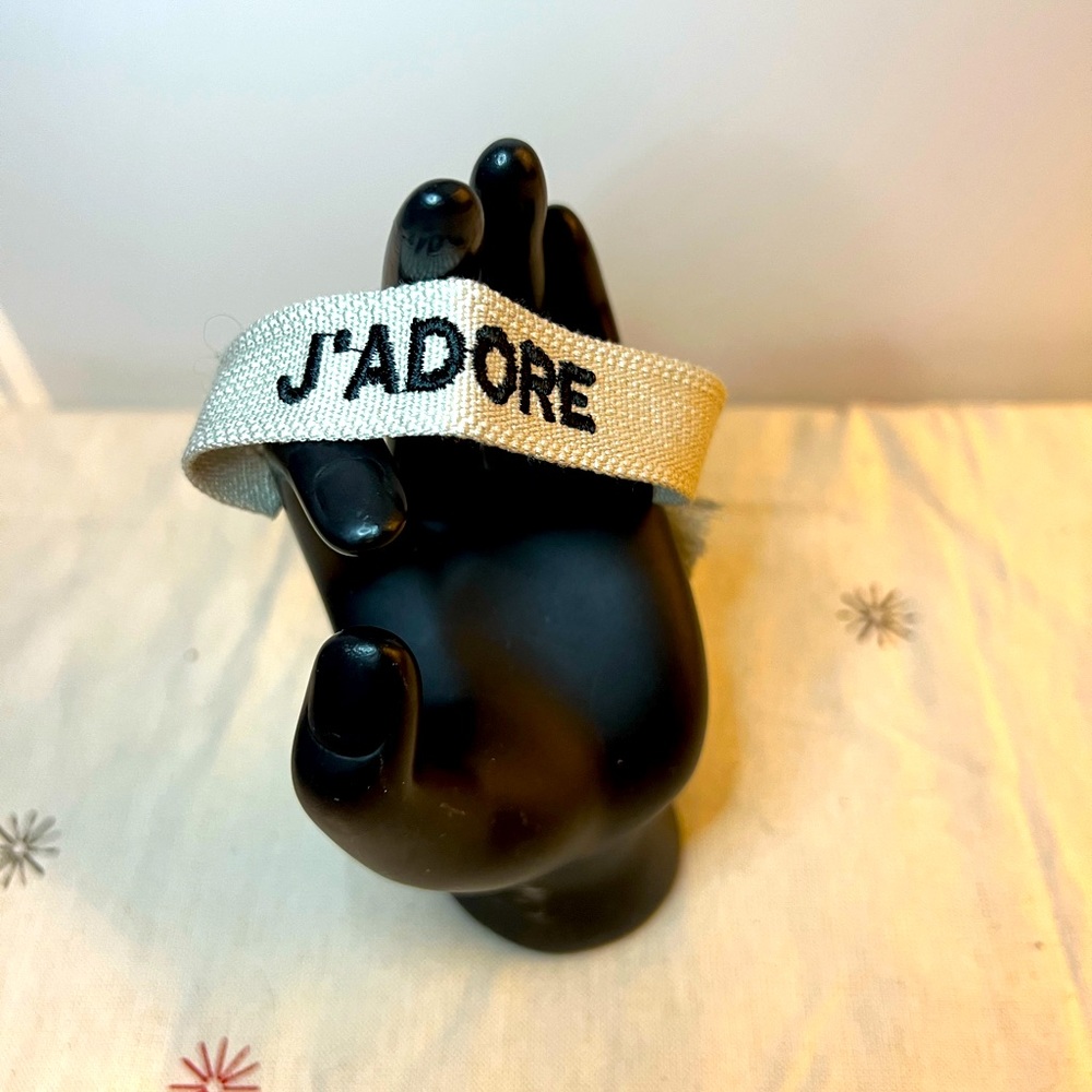 Hand stitched J’Adore Adjustable Friendship Bracelet New